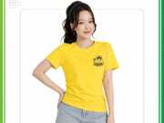 Mẫu áo thun công ty Mlem Mlem màu vàng