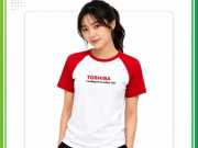 Mẫu áo thun sự kiện quảng cáo Toshiba