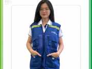 Mẫu áo gile bảo hộ lao động Minh Khang