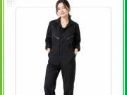 Mẫu áo liền quần bảo hộ màu đen