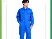 Mẫu áo liền quần bảo hộ xanh dương
