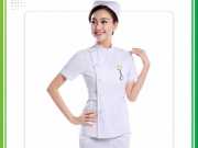Mẫu đồng phục hộ lý màu trắng thanh lịch