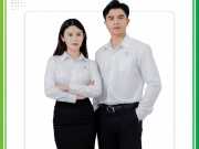 Mẫu áo sơ mi trắng đồng phục Thành Tiến