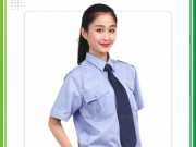 Mẫu đồng phục bảo vệ nữ màu xanh biển