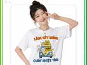 Mẫu áo team building làm hết mình quẩy nhiệt tình