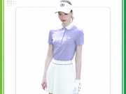 Mẫu áo polo golf màu tím pastel