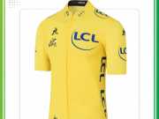 Mẫu áo xe đạp leo núi LCL Tour De France màu vàng