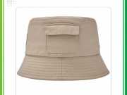 Mẫu mũ bucket kaki đính patch logo