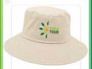 Mẫu mũ tai bèo du lịch YOLO TOUR màu be