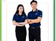 Áo đồng phục xanh đen