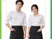 Tạp dề bếp màu đen 