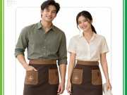 Tạp dề màu nâu