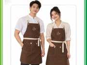 Tạp dề màu nâu