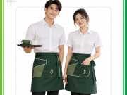 Tạp dề quán trà sữa 