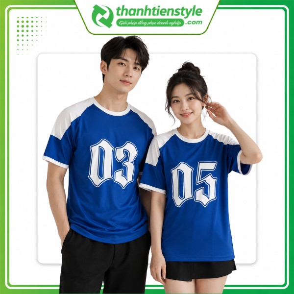 Mẫu áo cổ tròn thể thao Raglan Integration Team A1
