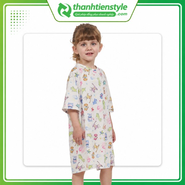 Mẫu đồng phục bệnh nhân nhí xinh xắn dễ thương