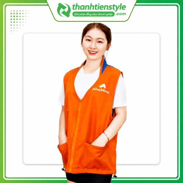 Mẫu áo khoác đồng phục công ty AhaMove