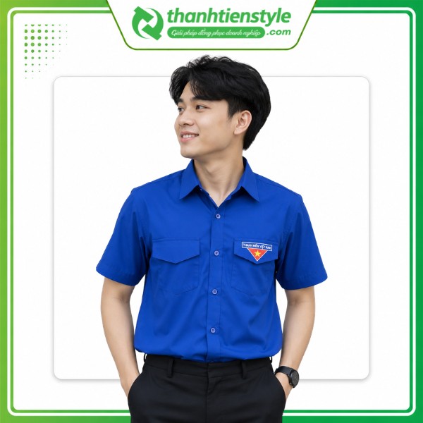 Mẫu áo sơ mi Đoàn Thanh Niên