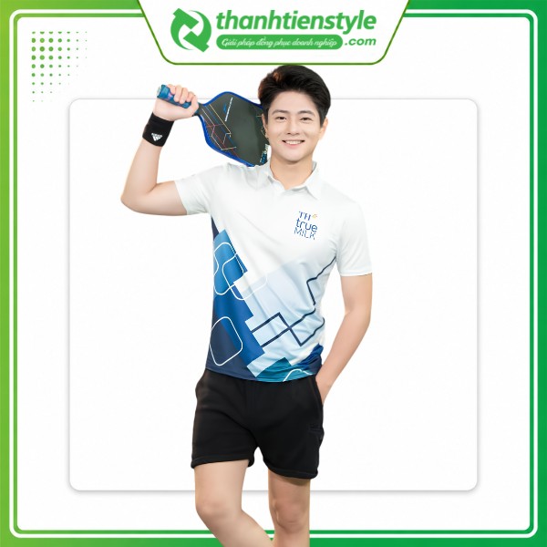 Mẫu đồng phục thể thao Pickleball TH True Milk