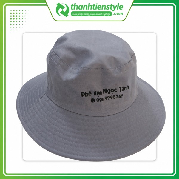 Mẫu nón tai bèo Ngọc Tánh màu xám