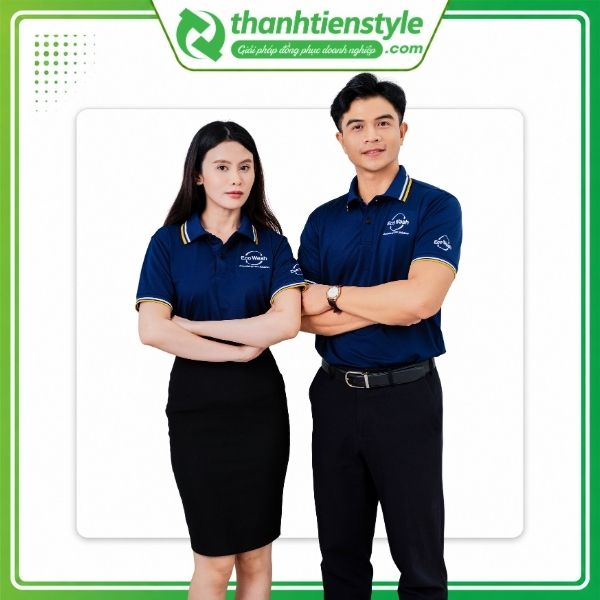 Áo đồng phục xanh đen