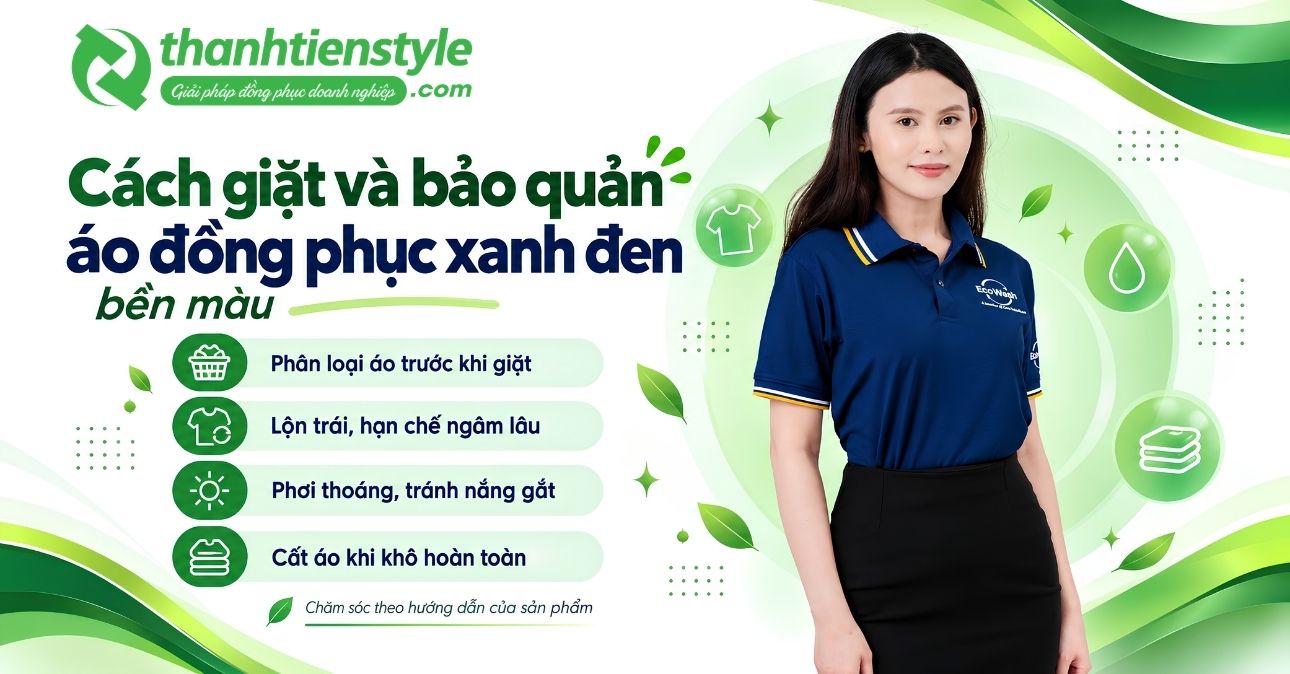 cach-giat-va-bao-quan-ao-dong-phuc-xanh-den-ben-mau