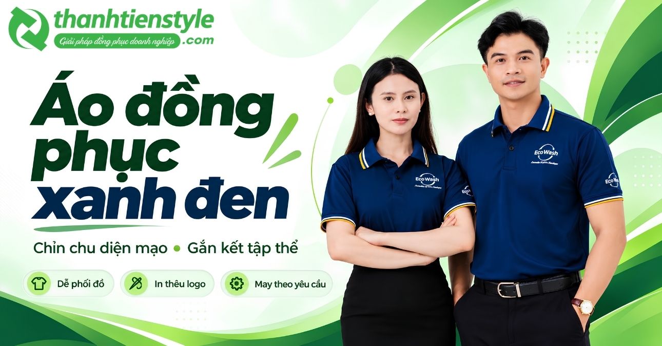 mau-ao-dong-phuc-xanh-den-dep-hien-dai-de-phoi