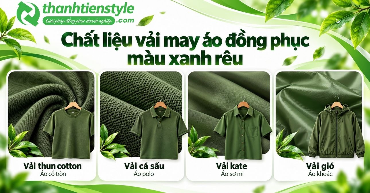 chat-lieu-vai-may-ao-dong-phuc-mau-xanh-reu