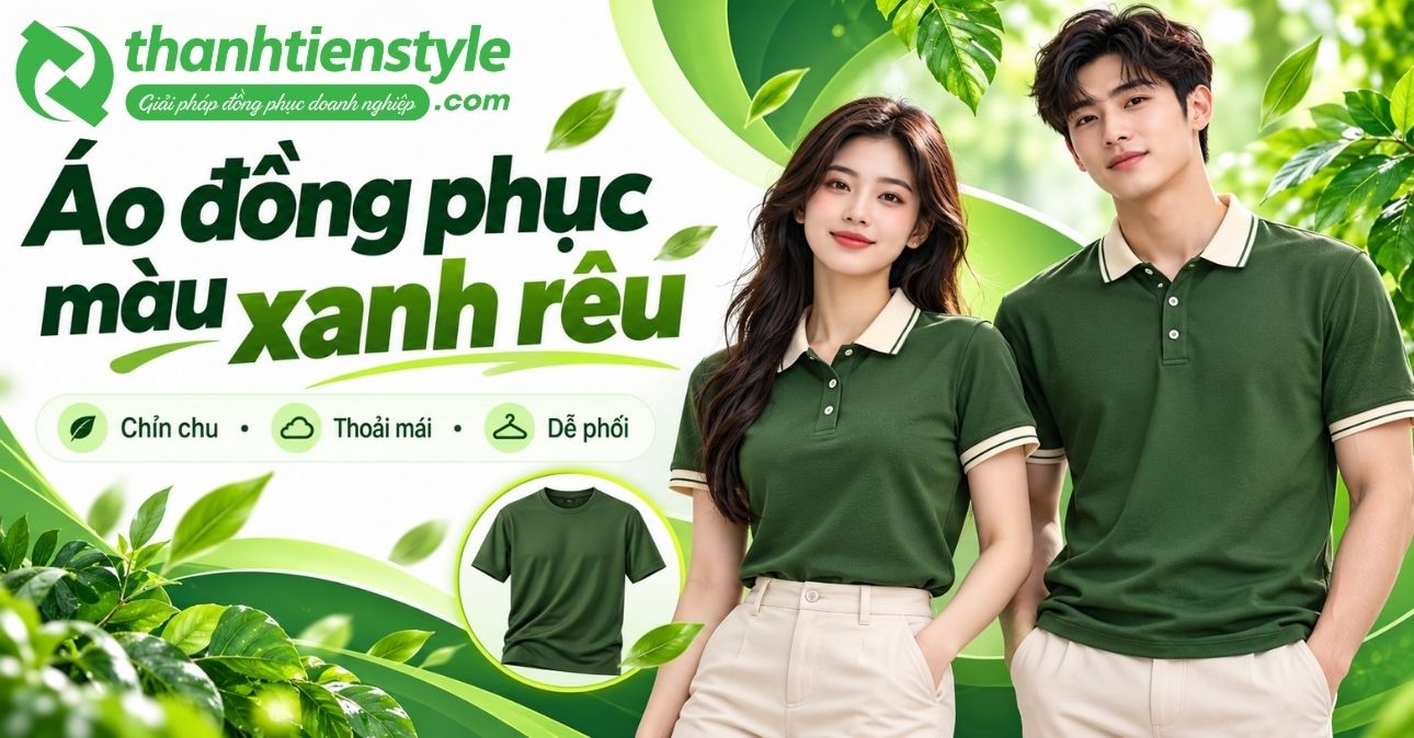 mau-ao-dong-phuc-mau-xanh-reu-dep-hien-dai-va-de-phoi