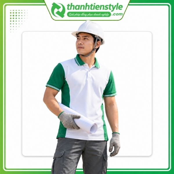 Áo đồng phục công ty xây dựng 