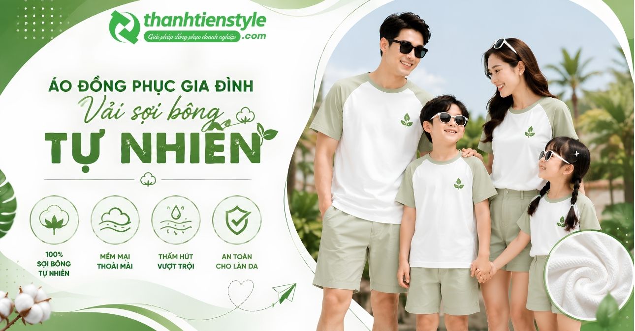 may-ao-dong-phuc-gia-dinh-bang-vai-soi-bong-tu-nhien