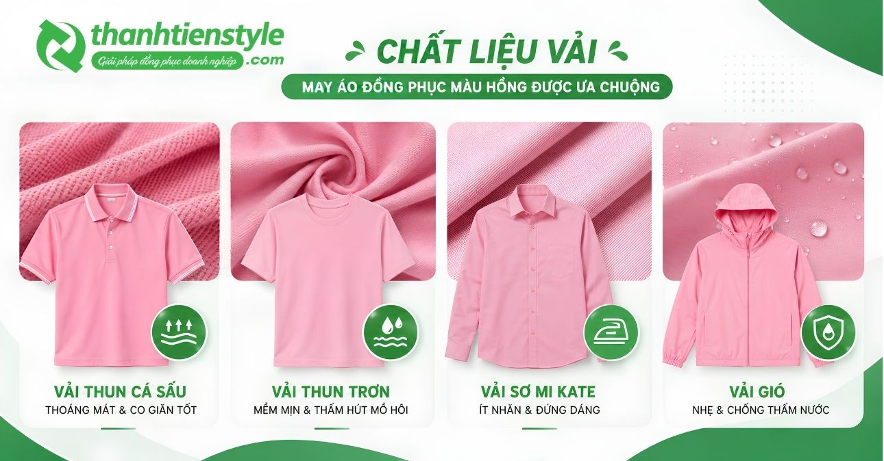 cac-chat-lieu-vai-may-ao-dong-phuc-mau-hong-duoc-ua-chuong