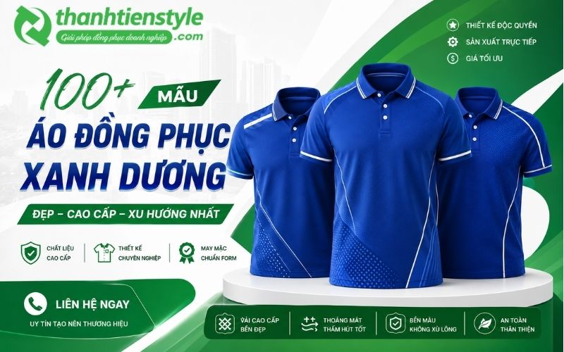 100+ Mẫu Áo Đồng Phục Xanh Dương Đẹp, Cao Cấp Và Xu Hướng Nhất