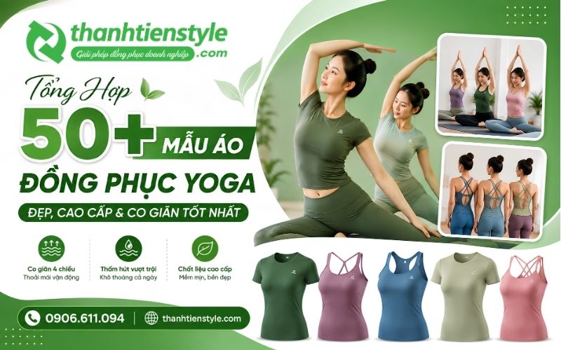 Tổng Hợp 50+ Mẫu Áo Đồng Phục Yoga Đẹp, Cao Cấp & Co Giãn Tốt Nhất