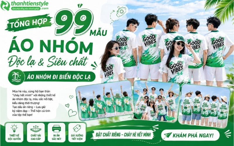 Tổng hợp 99 mẫu áo nhóm độc lạ và áo nhóm đi biển độc lạ siêu chất