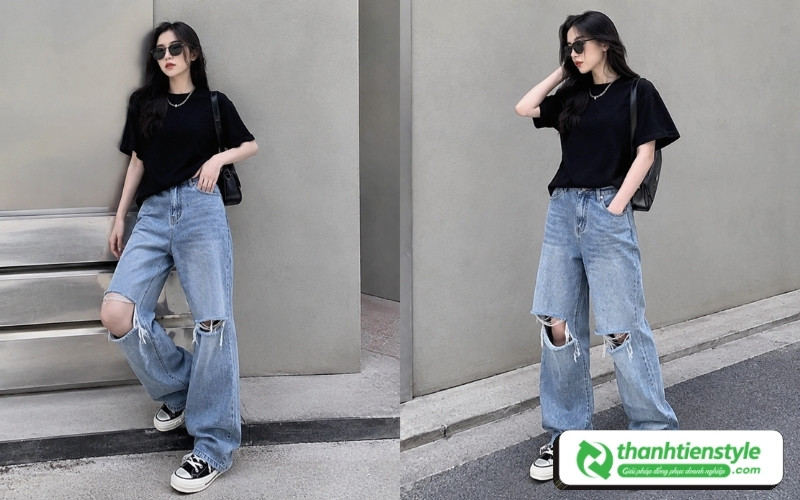phoi-cung-quan-jean-denim-dai-ong-rong-rach-goi-cuc-bui-bam