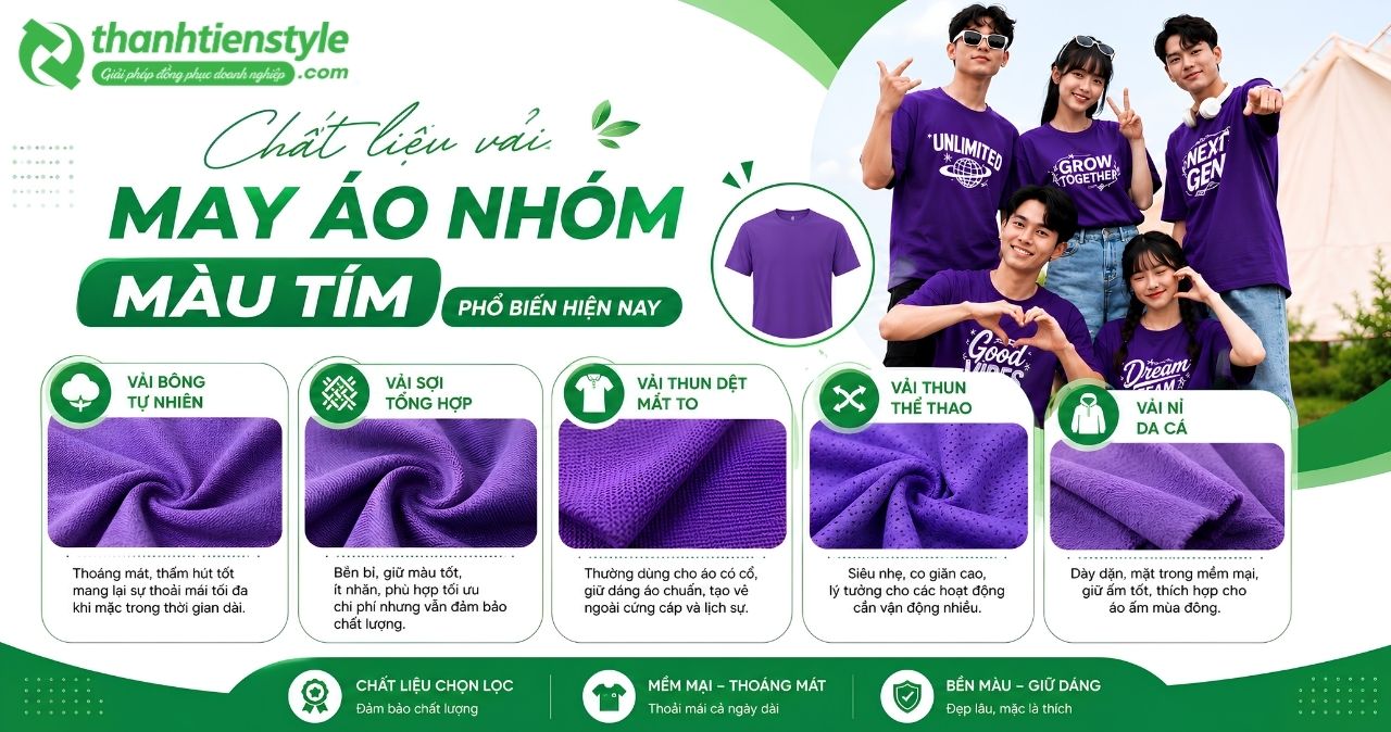 chat-lieu-vai-may-ao-nhom-mau-tim-pho-bien-hien-nay