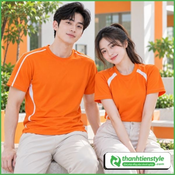 ao-thun-dong-phuc-mau-cam-co-tron-thoai-mai-2