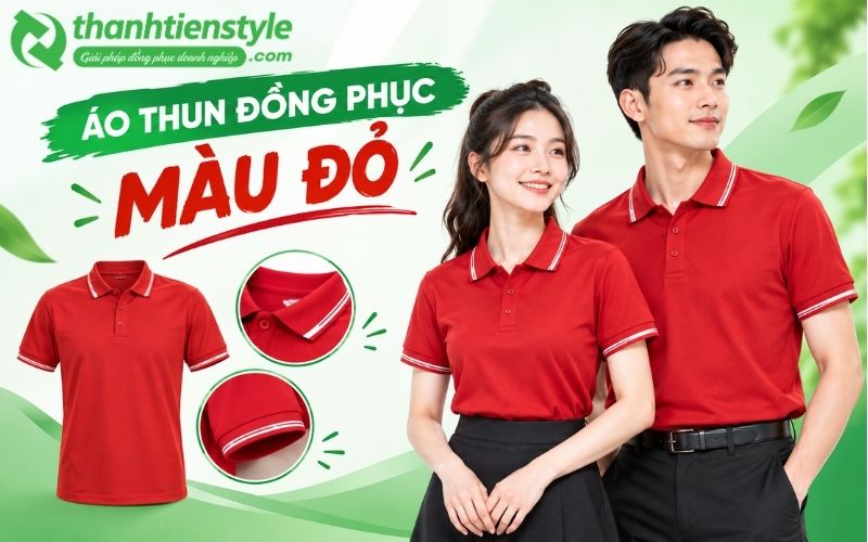 Tổng Hợp 100+ Mẫu Áo Thun Đồng Phục Màu Đỏ Sang Trọng Và Nổi Bật Nhất