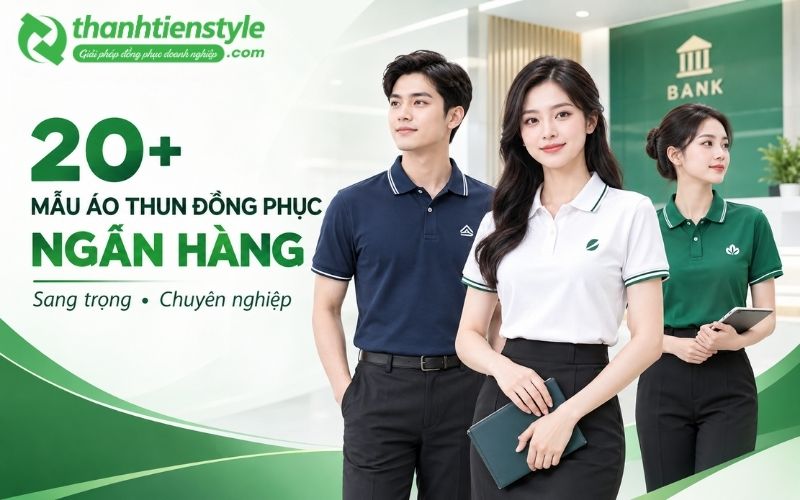 Tuyển tập 20+ mẫu áo thun đồng phục ngân hàng sang trọng và chuyên nghiệp nhất