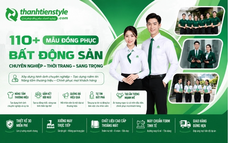 110 + Mẫu Đồng Phục Bất Động Sản Chuyên Nghiệp, Thời Trang & Sang Trọng