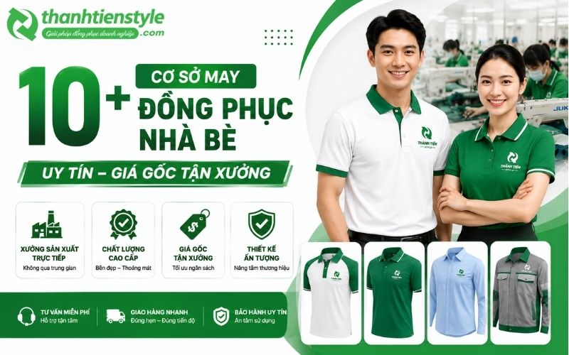 10+ Cơ Sở May Đồng Phục Nhà Bè Uy Tín Giá Gốc Tận Xưởng