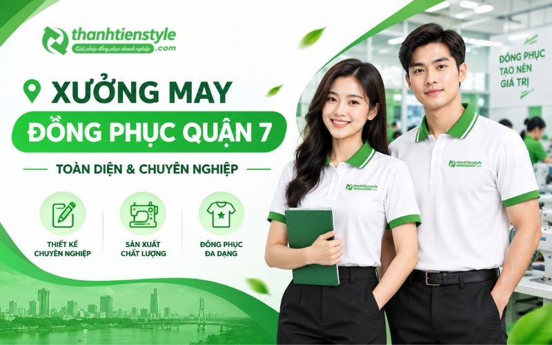 Xưởng may đồng phục quận 7 toàn diện và chuyên nghiệp tại Thành Tiến Style