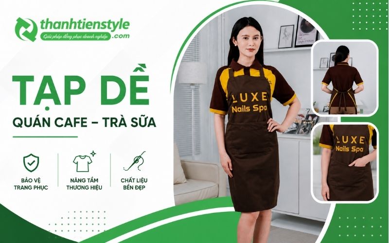99+ Mẫu Tạp Dề Quán Cafe, Trà Sữa Đẹp, Chuyên Nghiệp Tôn Vinh Thương Hiệu