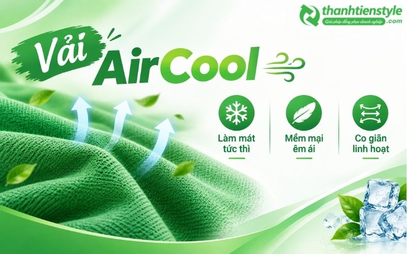 Vải AirCool Là Gì? Đặc Điểm, Ưu Nhược Điểm Và Ứng Dụng May Đồng Phục