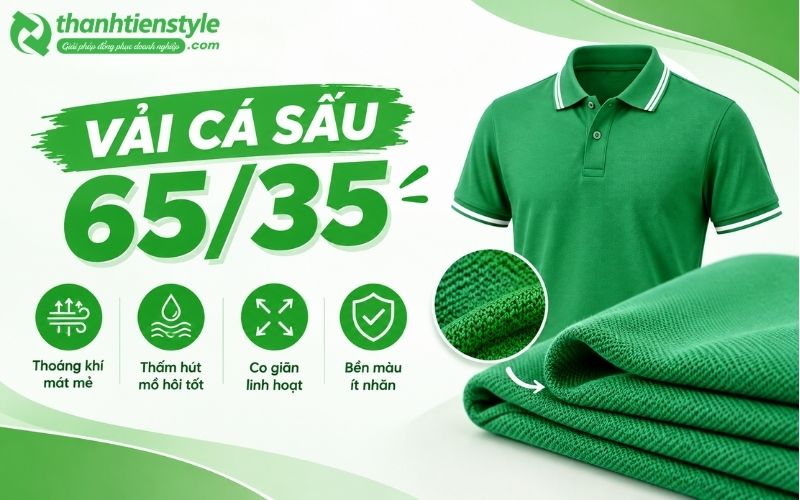Vải Cá Sấu 65/35 Là Gì? Đặc Điểm, Ưu Nhược Điểm Và Ứng Dụng May Đồng Phục