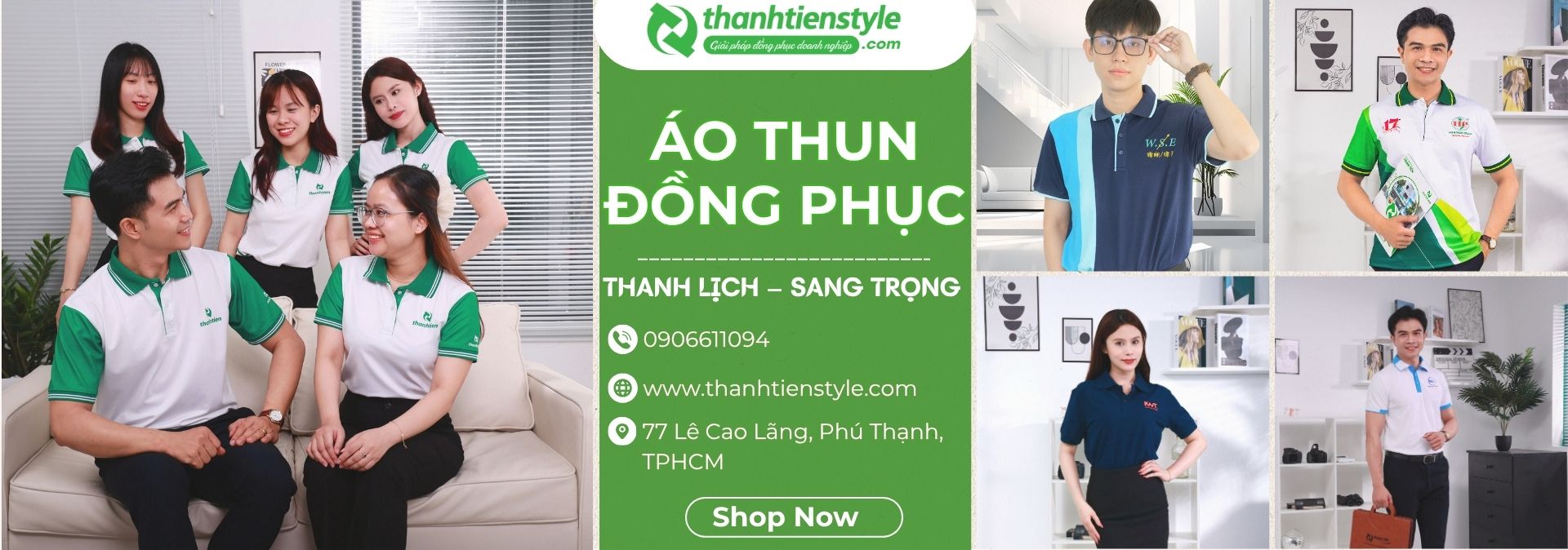 Banner Áo Thun Đồng Phục Thành Tiến Style