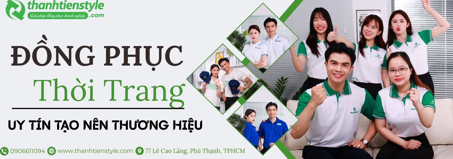 Banner Đồng Phục Thời Trang Thành Tiến Style