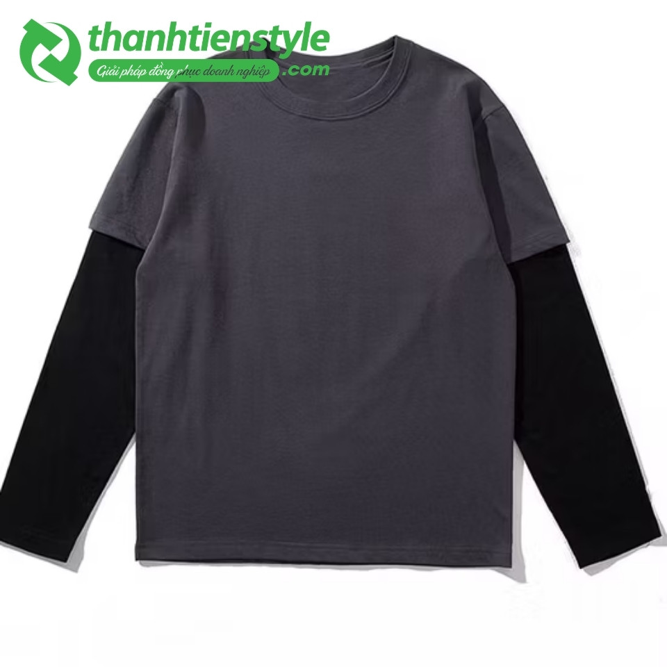 mau-ao-thun-tay-dai-co-tron-form-unisex-oversize