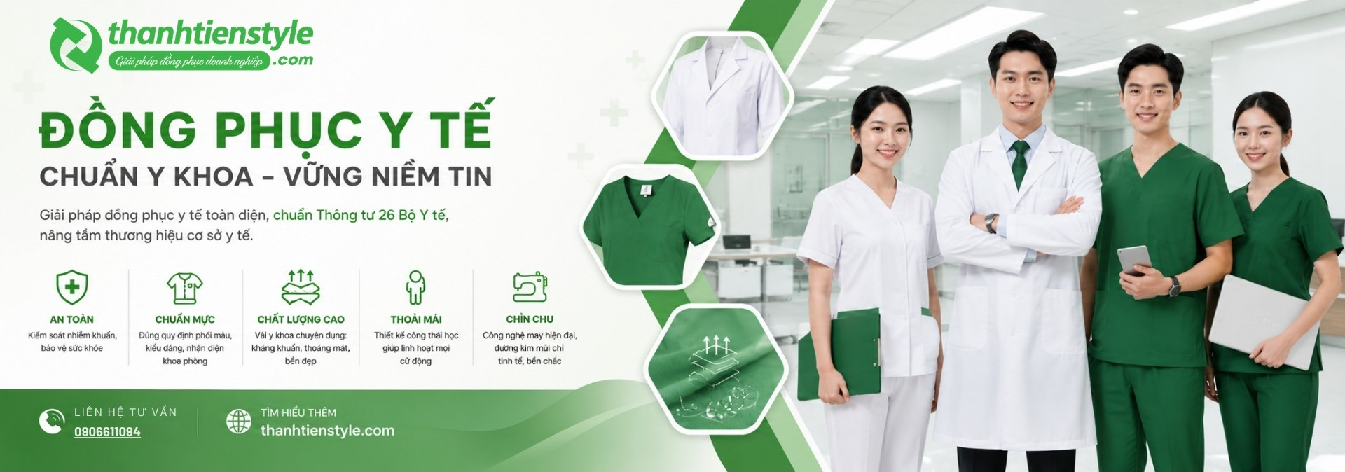 dong-phuc-benh-vien-y-te-phong-kham-thiet-ke-da-dang-uy-tin